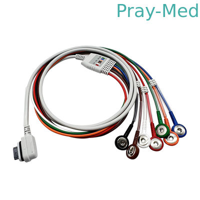 satın al GE Seer 7 Leads Holter Kaydedici EKG Kablosu AHA Snap EKG Hasta Kablosu Çevrimiçi üretim