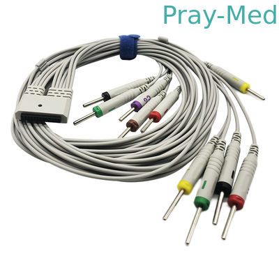 satın al Medex 10 kurşun EKG EKG Holter Kablosu 26pins DIN 3.0 MECG-300 MECG-200 için Çevrimiçi üretim