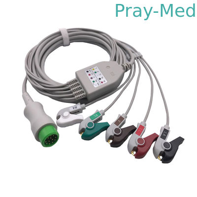 satın al Mindray IPM 8/10/12 EKG Kablosu, Yuvarlak 12 Pimli 3/5 Uçlu 040-00961-00 EA6251B 3,6 m Çevrimiçi üretim