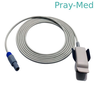 satın al 6 Pin Mindray Spo2 Sensörü, Spo2 Probe Sensörü PM9000 / 8000 Kablolar için takım elbise 3m / 10ft TPU Çevrimiçi üretim