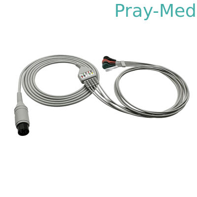 satın al Uyumlu Mindray EKG Kütük Kablosu 6 Pin 3 veya 5 Lider Pm8000 Pm9000 Çevrimiçi üretim