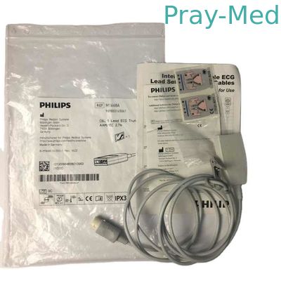 satın al Orijinal 12 tuşlu EKG Kablosu 5 Kurşun 989803145061 M1668A 2.4m Çevrimiçi üretim
