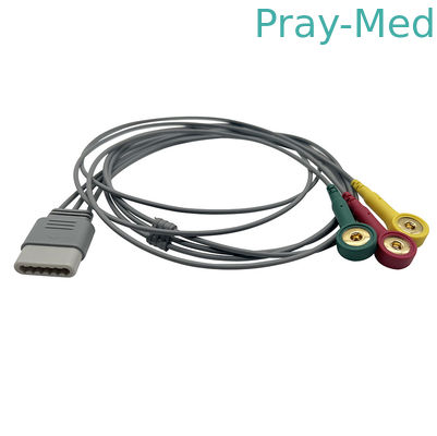 satın al Biolight Doğrudan Bağlantı Holter EKG Kablosu 3 veya 5 Kurşun Snap Connector için Çevrimiçi üretim