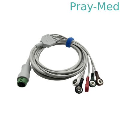 satın al Mindray 12 Pin Bağlantısı 5 Kurşun EKG Kablo TPU Ceket EA6251B 040-000961-00 Çevrimiçi üretim