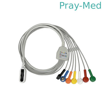 satın al 7 GE SEER 1000 Snap Connector için Kurşun Holter Kablo 2104813-001 1.1m Çevrimiçi üretim