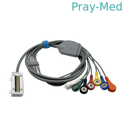 satın al Meditech Cardiup EKG Holter Kablosu CardiUP!3 CardiUP!12 7 kanallı snap konektörü TPU Ceket Çevrimiçi üretim