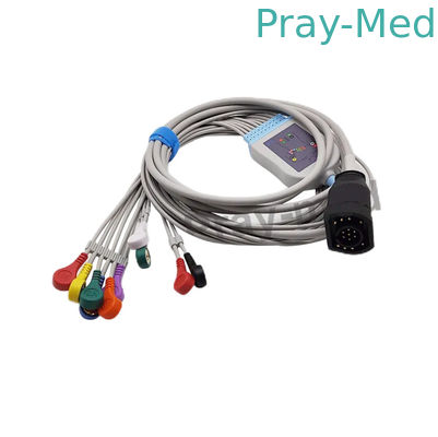 satın al M veya E Serisi 8000-1007-01 için Zoll Uyumlu Doğrudan Bağlantılı EKG EKG Kablosu 8000-1006-02 Çevrimiçi üretim