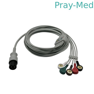 satın al General GE Marquette 5 Leadwires EKG Kablosu Snap 6 Pin ile Çevrimiçi üretim
