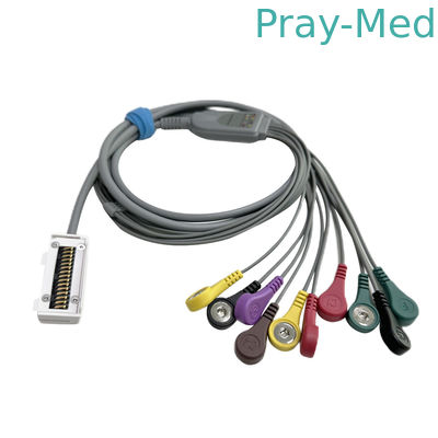 satın al Meditech Cardiup EKG Holter Kablosu CardiUP!3 CardiUP!12 TPU Ceket 10 kanallı Snap Connector Çevrimiçi üretim