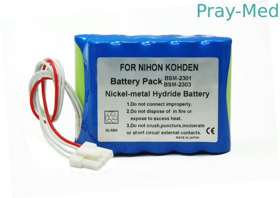 satın al Nihon Kohden BSM2301 / BSM2301K / BSM2303C için 12v 3800mAh Tıbbi Şarj Edilebilir Pil Çevrimiçi üretim