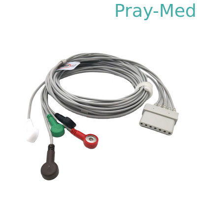 satın al Schiller EKG Hasta Kablosu 7 Pin 5 Uçlu Ekg Kablosu Geçmeli Klips Tipi Çevrimiçi üretim