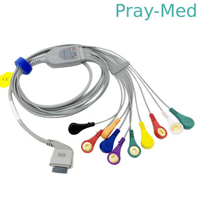 satın al Biyomedikal 26 Pin Snap Konnektör için AHA IEC TPU Holter EKG Kablosu Çevrimiçi üretim