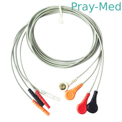satın al TPU Ceket Spacelabs EKG Holter Kablosu 4 Uçlu Din1.5 Yapışkan Gri Renk Çevrimiçi üretim