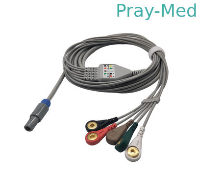 satın al Din Konnektör AHA 3/5 Leads Biosys Ekg Kablosu 6-pin Konnektör IEC/AHA Çevrimiçi üretim