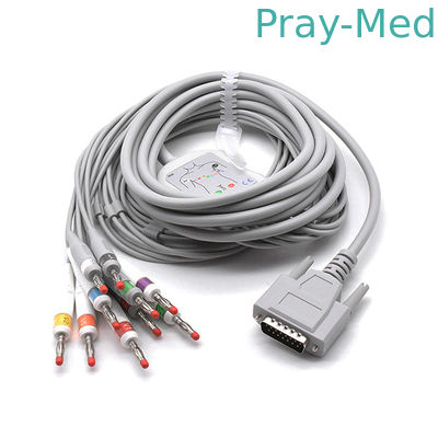 satın al Nihon Kohden 10/12 Kurşun EKG Kablosu, Dirençli Kavrayıcı / Muz 3m/10ft Çevrimiçi üretim