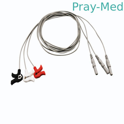 satın al No Steril 10 Lead Gri Din Tipi Yenidoğan Ekg Kablosu 3 ft TPU Kılıf Çevrimiçi üretim