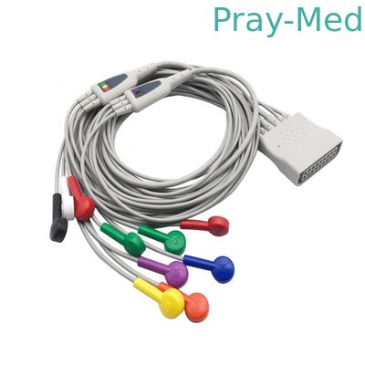 satın al 12 uçlu leadset Teşhis EKG ST80i kablosu AHA 1.5m HP için 989803180121 989803180131 Çevrimiçi üretim