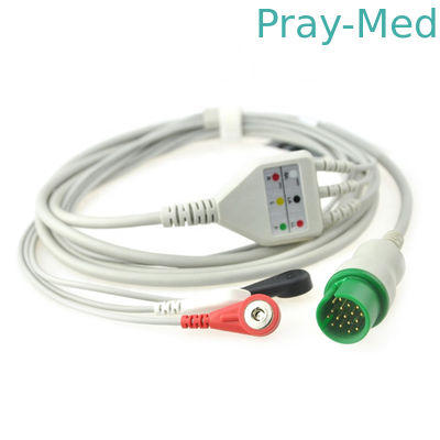 satın al 4.0mm Çaplı Spacelabs Ekg Kablosu, Kurşun Telli 3/5Lead 17pin Ekg Kablosu Çevrimiçi üretim