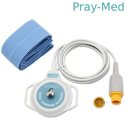 satın al US Fetal Monitör Toco Dönüştürücü 6pin Konnektör 2.2m Gri TPU Kablosu Çevrimiçi üretim
