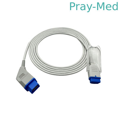 Jl-900p Spo2 Adaptör Kablo 14 Pin 2.4m Tpu Ceket Nihon Kohden için uyumlu