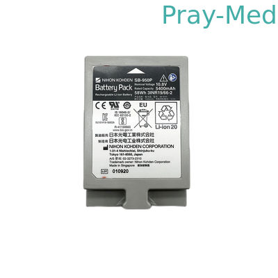 Orijinal Li-Ion Nihon Kohden Bataryası Sb-950p için 10.8v 5400mah