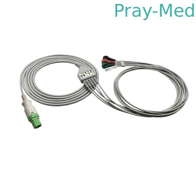 Drager Siemens 7Pin tek parça Kablo ve Leadwire 3.6m TPU Jacker