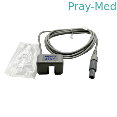 Mainstream Capnography EtCO2 Sensör Modülü LEMO 8pin 60 derece BA210 Gri TPU Ceket