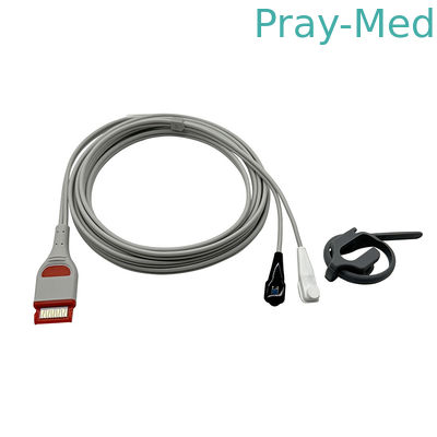 RAD-97 4253 için uyumlu Masi Multi-Site Spo2 Kablosu Masi Kırmızı 20 Pinli Bağlantı