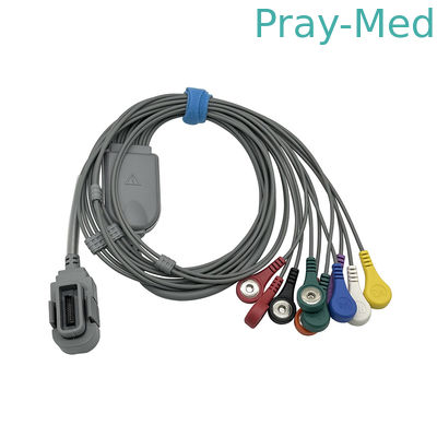 NORAV 10 Kurşun EKG Holter Kablosu Snap Ends 20pin bağlantısı ile
