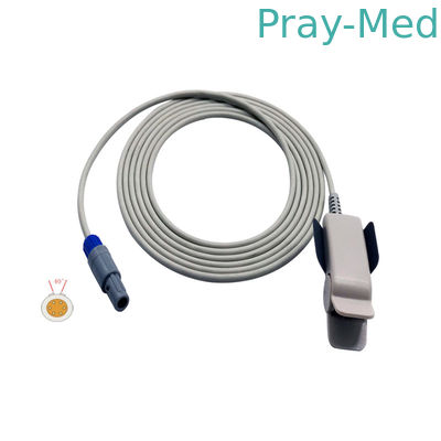 40 Derece Spo2 Probe Sensörü Yetişkin Parmak Klip Contec Edan M8 6 Pin Ile CE / ISO