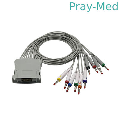 Midmark uyumlu EKG Kablosu 10 kurşun muz kurşun kabloları 3-100-0203