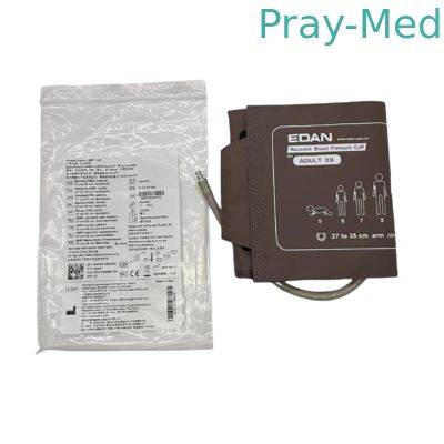 Orijinal EDAN Yetişkin E9 Tekrar kullanılabilir NIBP Manşeti 27-35cm 01.57.471330