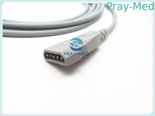 TPU Malzeme ile Kontron IBP Adaptörü İnvaziv Kan Basıncı Kablosu 12 Pin Konnektör