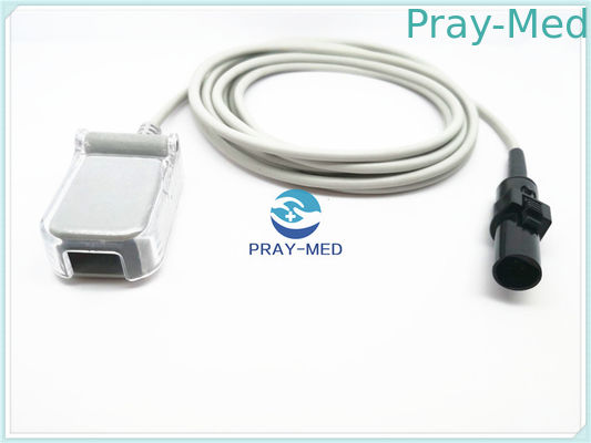 Siyah 7 Pin Datex Ohmeda Nabız oksimetresi Kablo 2.4m Uzunluk 0.3lb Ağırlık