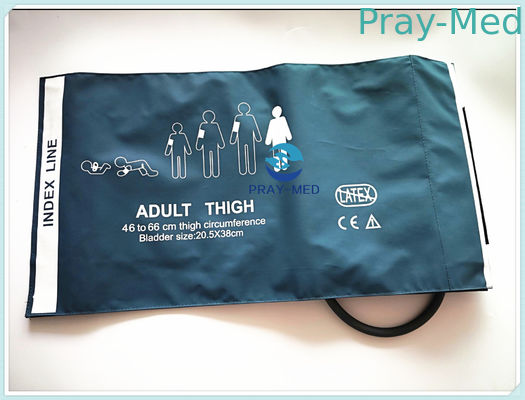 Tekli Hortum Tüpü Tıbbi Kan Basıncı Kolluğu, 46 - 66cm Yetişkin Bp Kolluğu