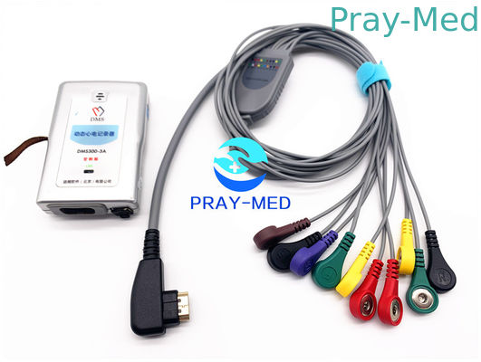 DMS Holter EKG Hasta Kablosu DMS300-3A Holter Tel 10 Kurşunlu TPU Malzeme