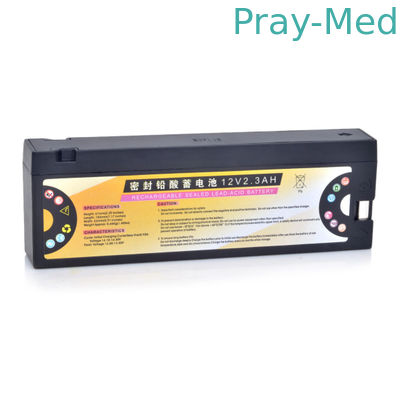 Mindray IPM9800 LCS-1912 PM8000 1030 1050 9030P için 2300mAh Biyomedikal Piller Mühürlü Kurşun