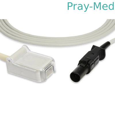 Gri Beyaz 2.4M Spo2 Adaptör Kablosu 7 Pin TPU Kılıf 700-0002-00