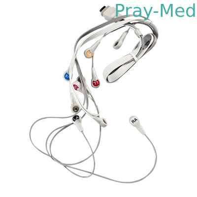 EKG Kaydedici RAC-2512 için OEM Holter Kablo EKG Nihon Kohden Leadwire