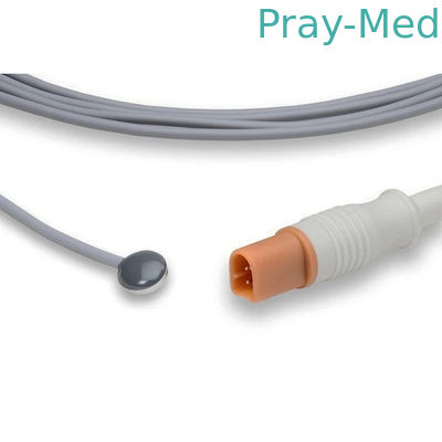 Mindray Yeniden Kullanılabilir Sıcaklık Probu D Şekilli Konnektör 040-000057-00