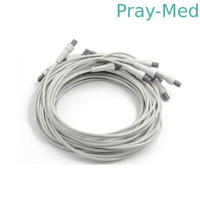 Gri GE Marquette MAC EKG Leadwires 420101-002 10 AHA 1.2M