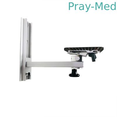 Alüminyum Alaşımlı Vantilatör Aksesuarları Tıbbi Monitör Braketi Ayarlanabilir Pivot Kolu