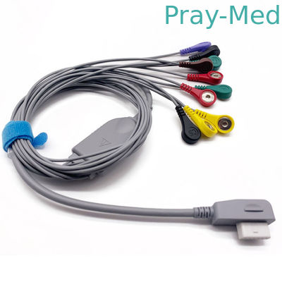CT 083S CT 086S ile Uyumlu 10 Uçlu 13pin EKG Uç Kablosu