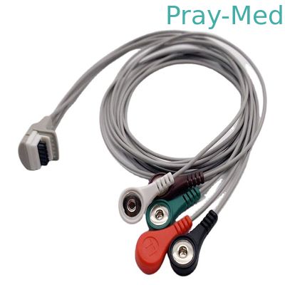 3 Kanal 5 Kurşun Ekg Kablosu Mortara H3 + Küçük Yeniden Tanımlanmış Holter Kayıt Cihazları Uygulandı