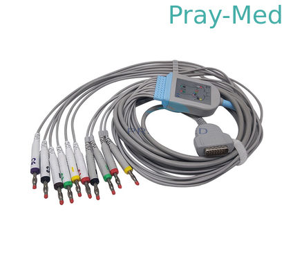TPU GE Marquette Muz 4.0 ile 10 Kurşun Ekg Kablosu 2029893-001