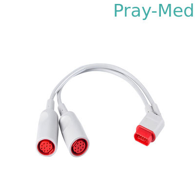 Siemens Drager SC6002 XL Çift IBP Dönüştürücü kablosu, IBP adaptör kablosu 16pin