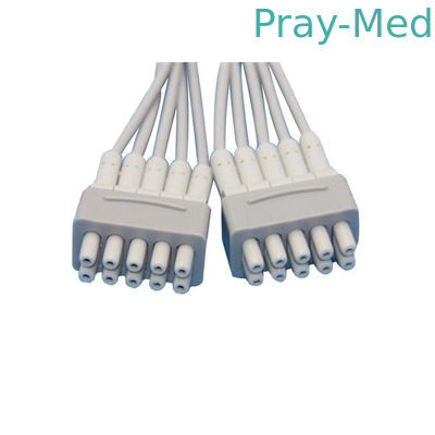 Hellige / GE MAC500 Ekg Teller, Ekg Tıbbi Kablo Banana 4.0mm / Klipsli